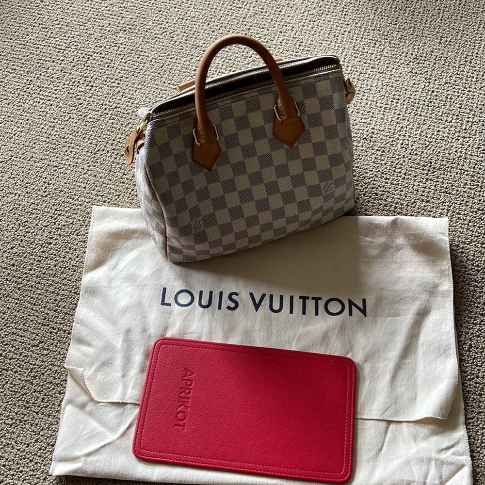 Louis Vuitton Authentic Damier Azur Speedy 25 - Picture 16 of 16